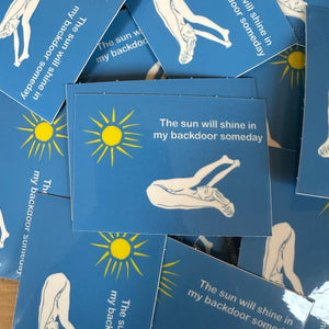 Rider Sunning Stickers