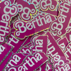 Bertha Barbie Sticker