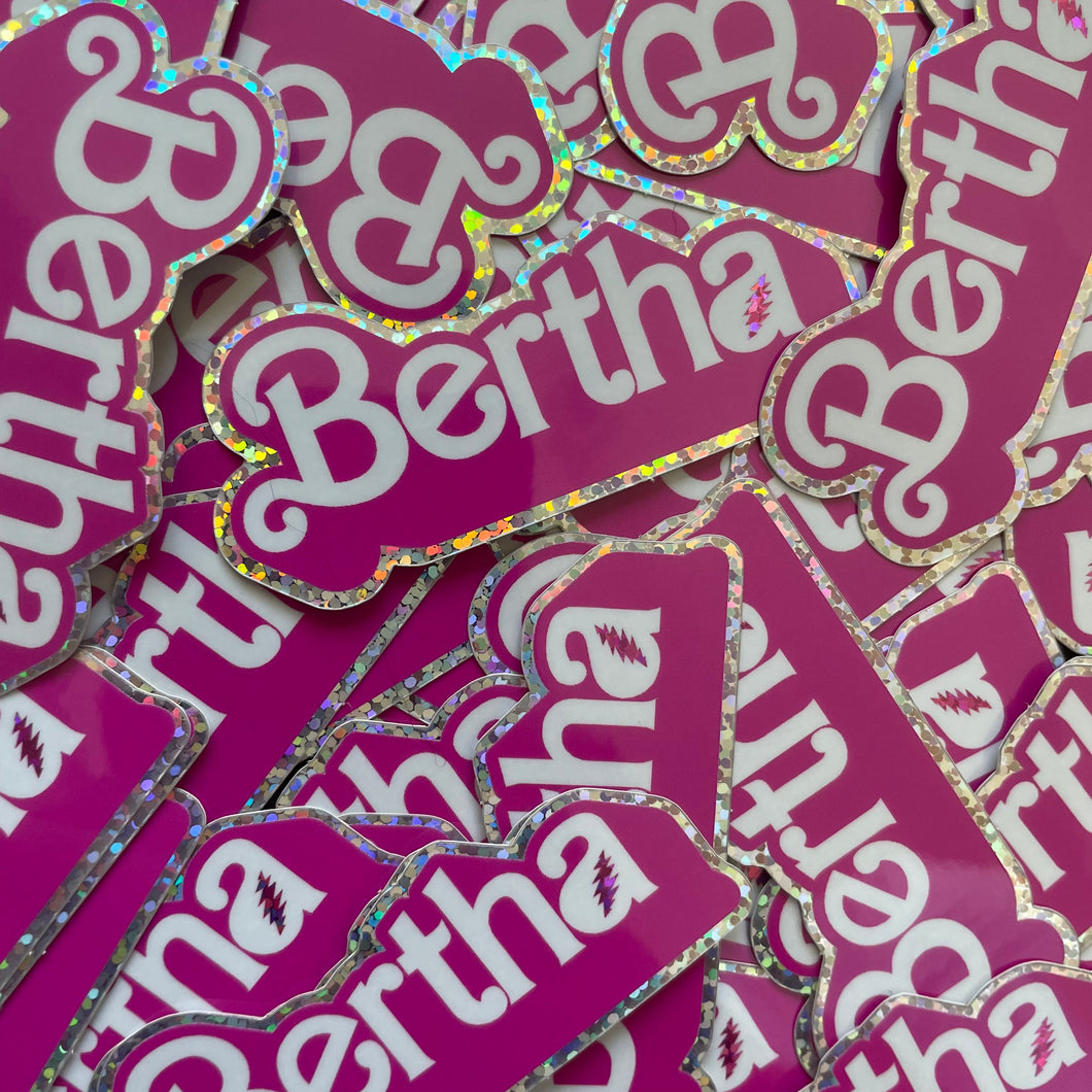 Bertha Barbie Sticker