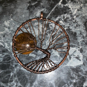 Moonrise Tree Wrap Tiger's Eye