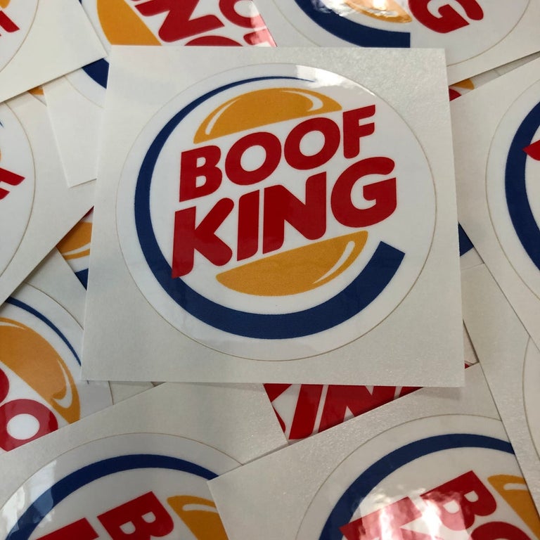 Boof King Sticker