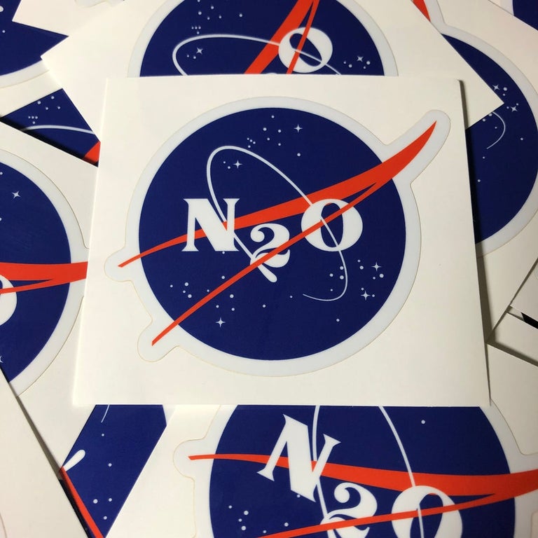 N2O NASA Stickers